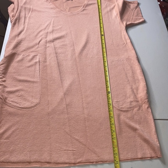 ZARA Pink/Peach Midi Shirt Dress - Picture 15 of 15